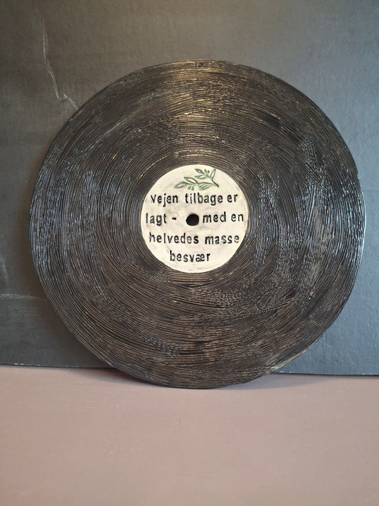 Plade i keramik stor -Vejen tilbage